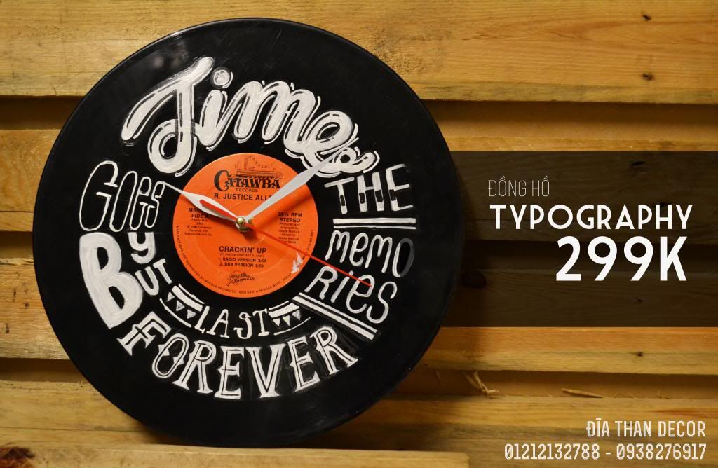 PK shop Đồng hồ đĩa than món quà độc,lạ nhất trên thị trường !!! - 4