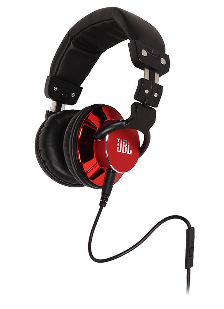 JBL Bassline DJ Style High Performance Ear Headphones with Rotatable