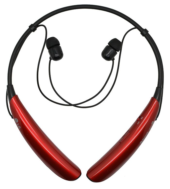 LG Tone Pro HBS-750 Red Wireless Bluetooth Stereo Headphones HBS750