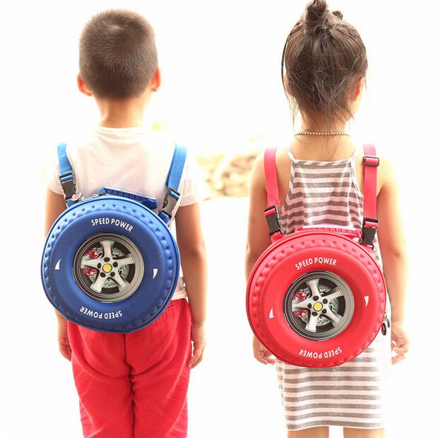 Baby Kids Toddler Nursery Boy Girl 3D Tire Shape Backpack Schoolbag Shoulder Bag eBay
