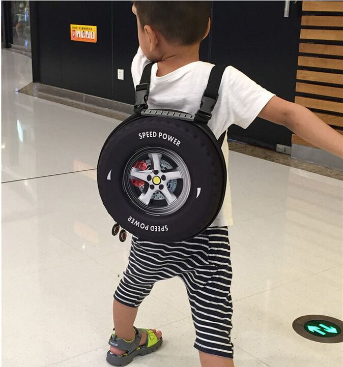 Baby Kids Toddler Nursery Boy Girl 3D Tire Shape Backpack Schoolbag Shoulder Bag eBay