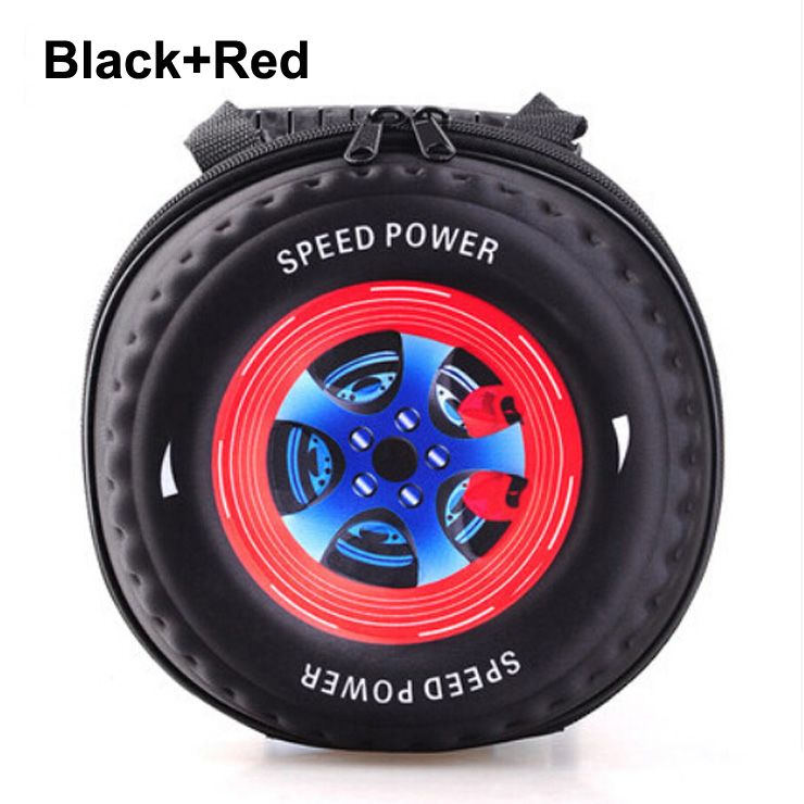 Baby Kids Toddler Nursery Boy Girl 3D Tire Shape Backpack Schoolbag