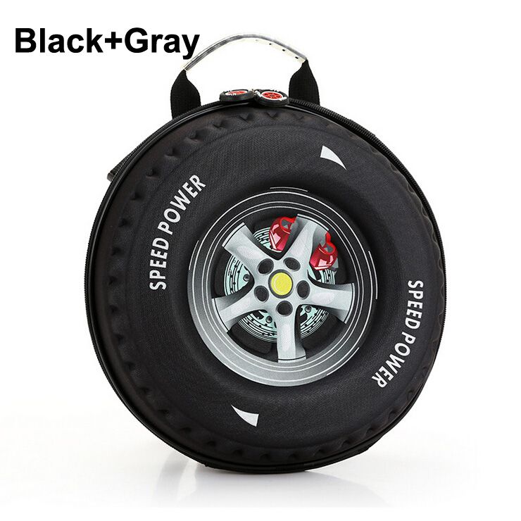 Baby Kids Toddler Nursery Boy Girl 3D Tire Shape Backpack Schoolbag