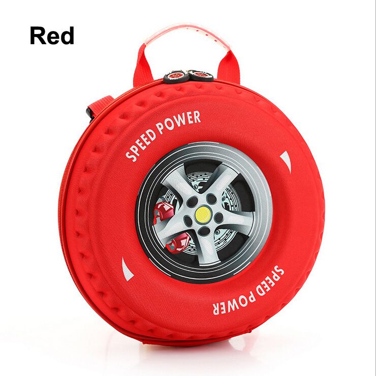 Baby Kids Toddler Nursery Boy Girl 3D Tire Shape Backpack Schoolbag