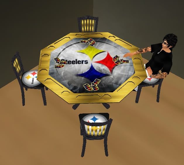 Steelers Poker Table