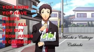 Tohru Adachi And Cabbage (with Text / Smaller Size) Photo by