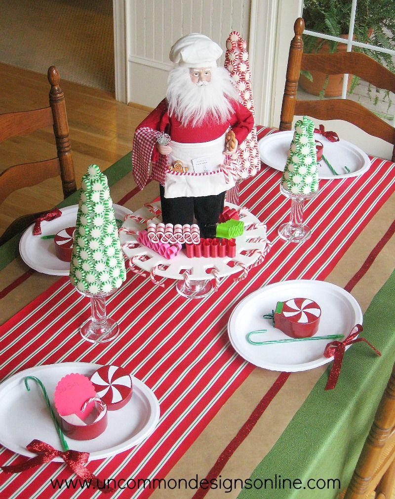 Santa's Sweetshop table