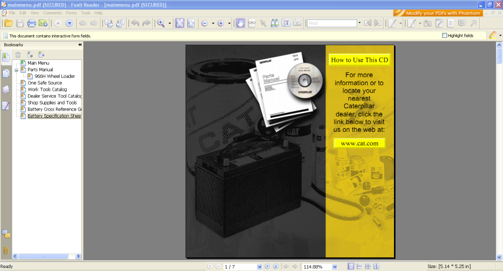 Caterpillar Tools Catalog