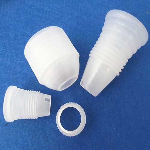 2X Set Standard Cake Cookies Decorating Tip bag Icing Coupler Plastic