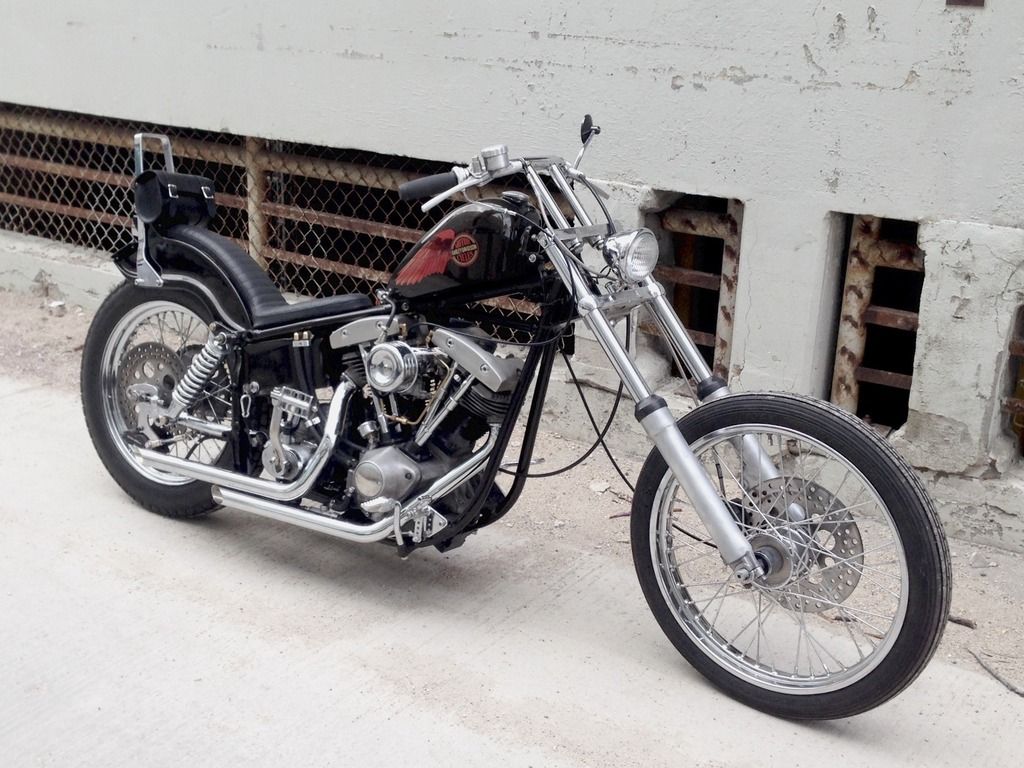 shovelhead swingarm chopper