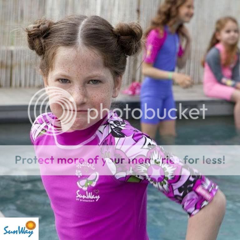 Kids Girls Rash Guard Swimwear Swimsuit Sun Suit Sun Protection UV UPF50