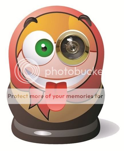 Pimp Your Door Eye Peep Spy Hole Decorative Sticker Novelty Gift