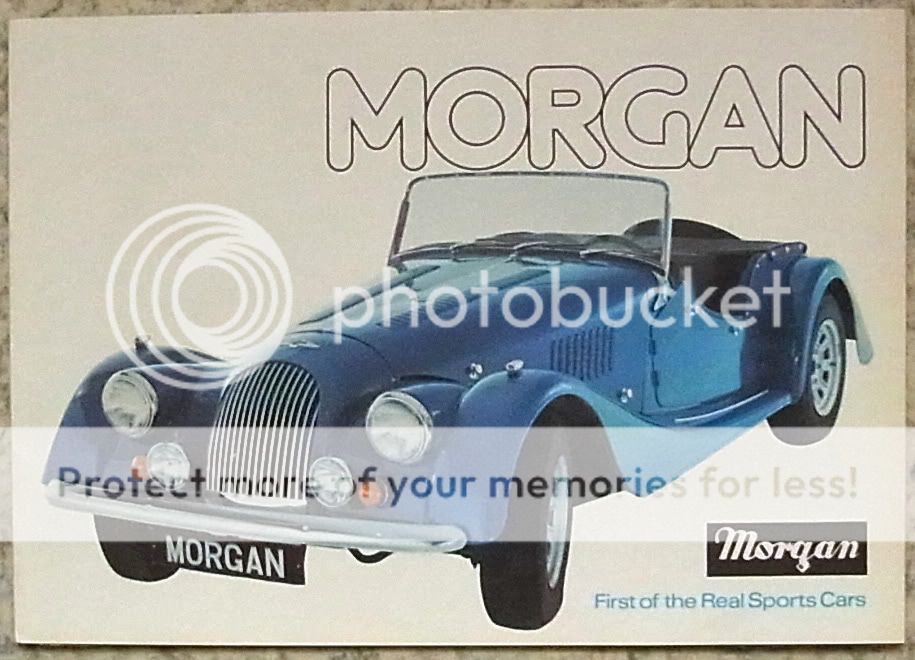 MORGAN 4/4 & Plus 8 Car Sales Brochure 1977 78  