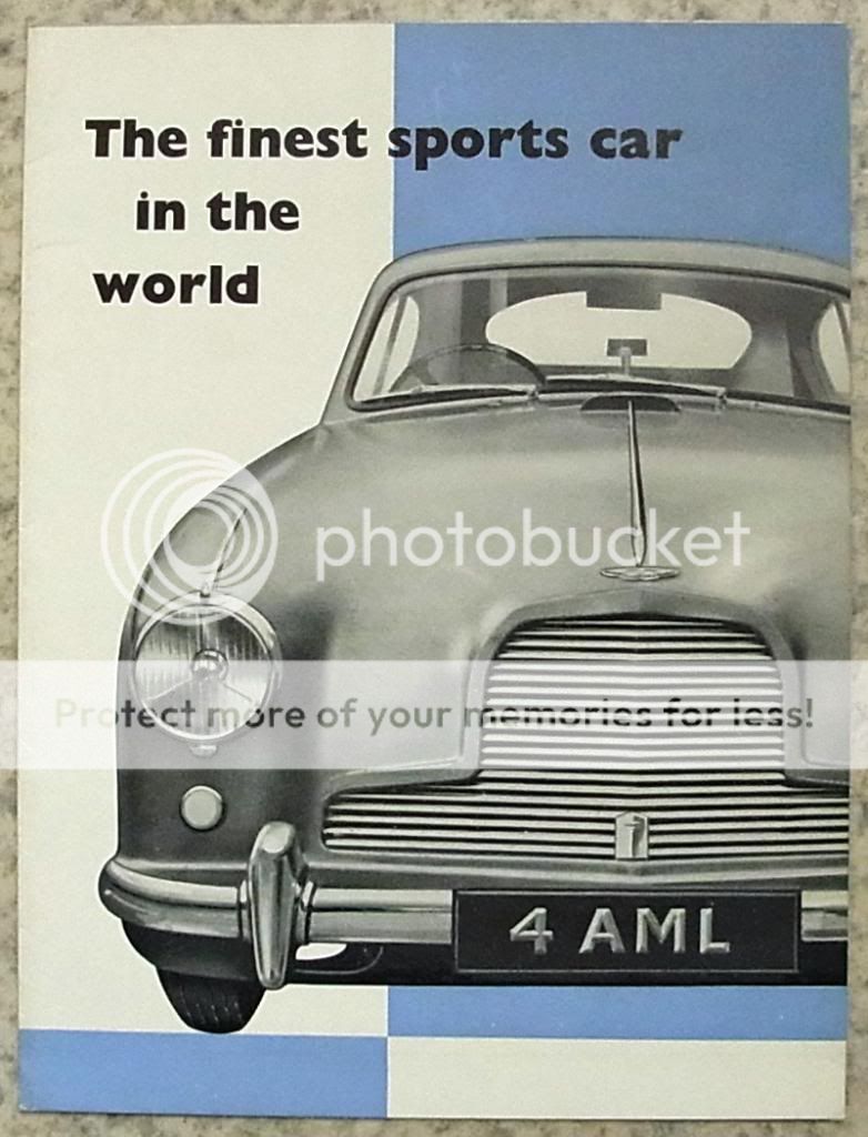 ASTON MARTIN DB2 4 Mk II Sports Car Sales Brochure c1955  