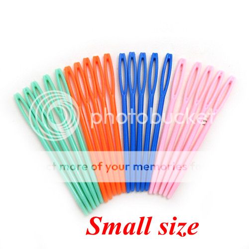 Aluminum Plastic Handle Crochet Hook Bamboo Knitting Knit Needle Weave 