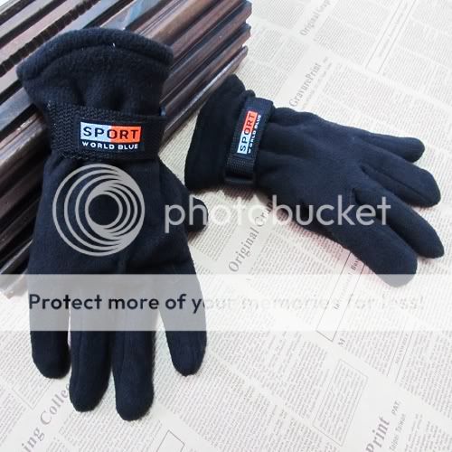   Game Full Finger Gloves Ski Cycling Driving Bike Black Warm  