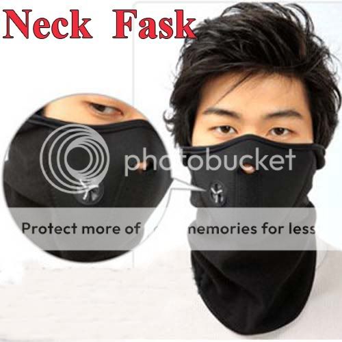 Bike Motorcycle Ski Snowboard Winter Warmer Neck Face Mask Outdoor 