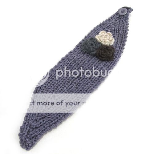  Bow Knitted Headwrap Headband Ear Warmer Hair Muffs Band Winter