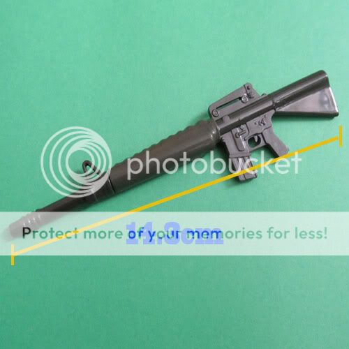 3pcs novelty replacement gun writing pen ballpoint boys kids gift 