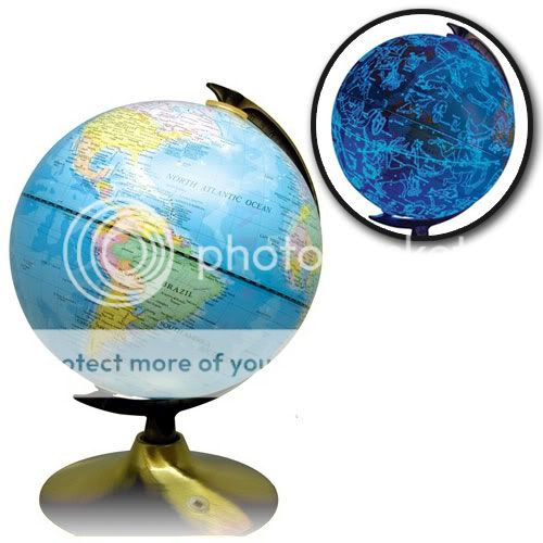 Fascinations Celestial Glowing Constellations Map Globe