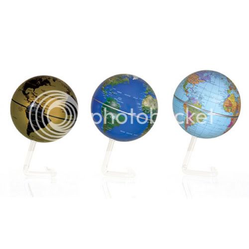 terra magic rotating 4 globe by fascinations