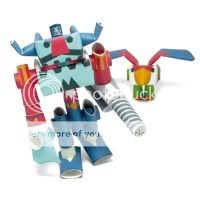 Awesome Piperoid Japanese Paper Pipe Action Robot Model  