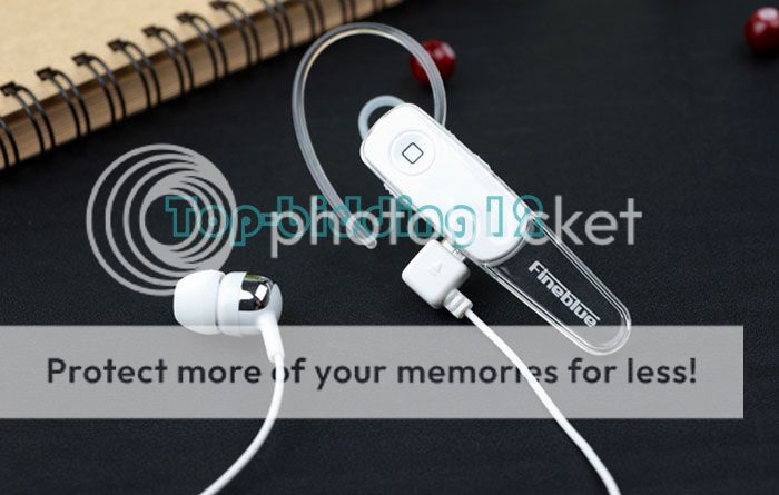 Wireless Bluetooth Stereo Headset Earphone for iPhone 4S 5 Nokia Samsung HTC LG